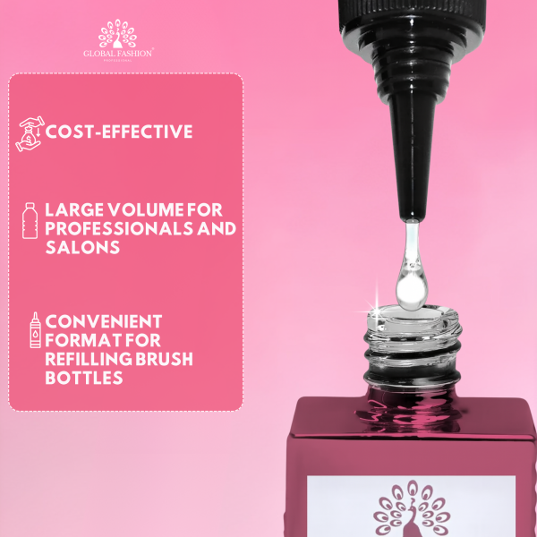 Classic Gel Top Coat, Global Fashion Nail Top, Diamond Gel Polish Top, Rubber Nail Top Coat, Shiny Glossy Top Gel, 3D Nail Gel Top, Matte Velvet Top Gel, جل توب جلوبال فاشن, جل دايموند للأظافر, جل مطاطي, جل مطفي, جل 3D, جل لامع
