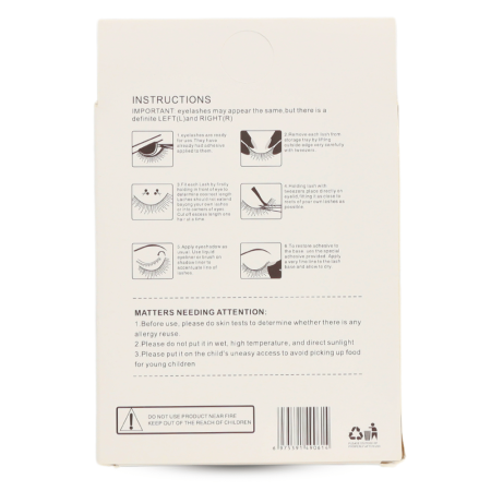 False eyelashes close up fluffy natural reusable strips رموش صناعية لقطة مقربة