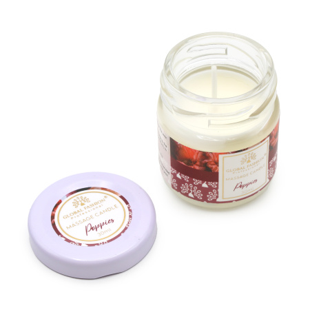 Global Fashion Massage Candle – 30 ml Aromatherapy Spa Candle in 21 Scents