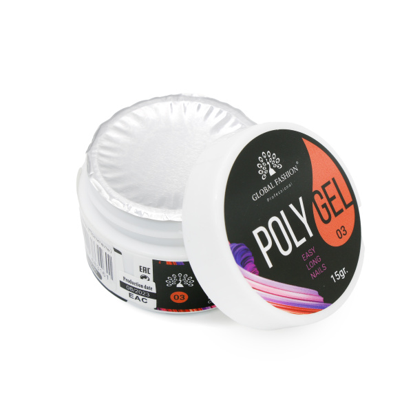 Global Fashion Polygel 15g | Poly UV Nail Extension Gel
جلوبال فاشن بولي جل 15 جرام | جل يو في لتمديد الأظافر
