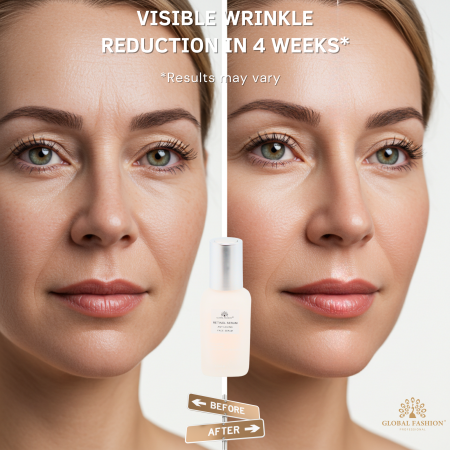 Retinol Anti-Aging Face Serum 50ml Serum Close Up - Hydrating Anti Aging Facial Treatment | سيروم للوجه صورة مقربة