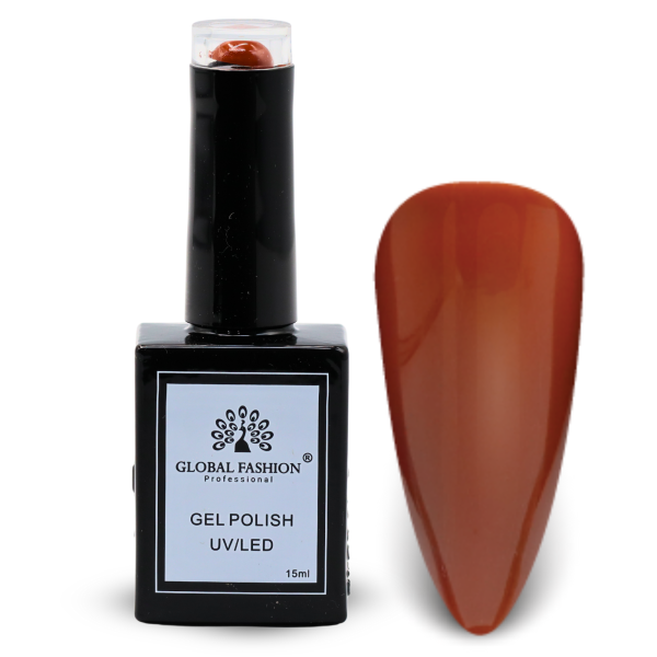 Mint Moods Nail Polish 15ml UV LED | 107-Burnt Umber 1p Blue Mint Gel Nail Polish Bottle 15ml - UV LED Soak Off Nail Color UAE GCC | طلاء أظافر جل