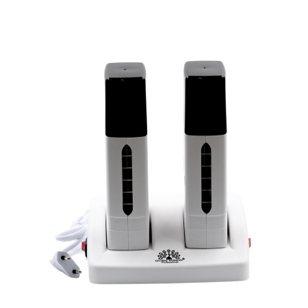 Double Wax Heater – Hair Removal Machine | White Double Wax Heater Close View Hair Removal | جهاز تسخين الشمع
Double Wax Heater – Hair Removal Machine | White Dual Wax Heater Detailed View | ماكينة الشمع