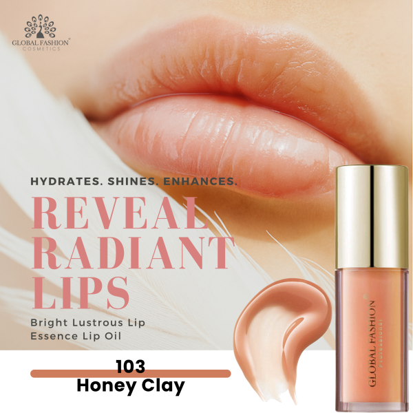 Global Fashion lip oil gloss high shine hydrating tinted finish ليب اويل لامع