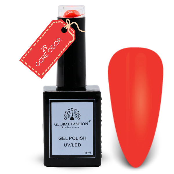 Nude Nuances Nail Polish 15ml UV LED | 29-Ogre Odor 1p Nude Gel Nail Polish Bottle 15ml - UV LED Soak Off Nail Color UAE GCC | طلاء أظافر جل نيود