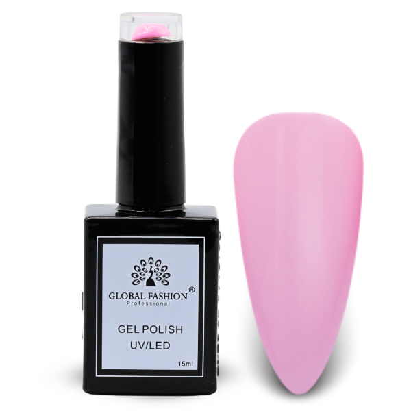 Blush Garden Nail Polish 15ml UV LED | 51-Pink Quartz 1p Pink Gel Nail Polish Bottle 15ml - UV LED Soak Off Nail Color UAE GCC | طلاء أظافر جل وردي
