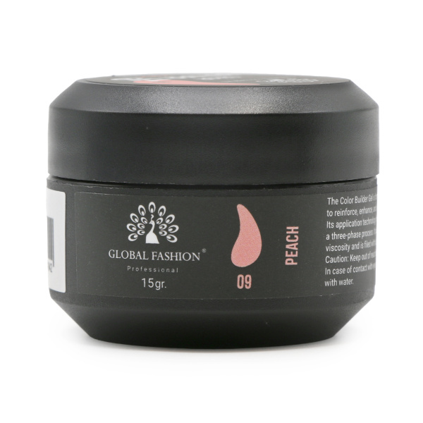 Global Fashion Color Builder Gel 15g | Nail Extension Gel | جل بيلدر ملون
