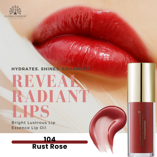 Global Fashion lip oil gloss high shine hydrating tinted finish ليب اويل لامع