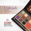 Global Fashion eyeshadow palette close up high pigment texture ظلال عيون لقطة مقربة

