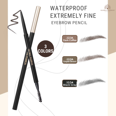 Global Fashion eyebrow pencil close up fine tip precision spoolie قلم حواجب لقطة مقربة