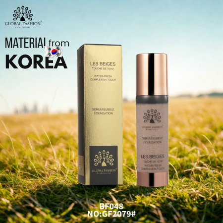 Global Fashion serum foundation close up pore blurring lightweight finish كريم اساس لقطة مقربة طبيعي