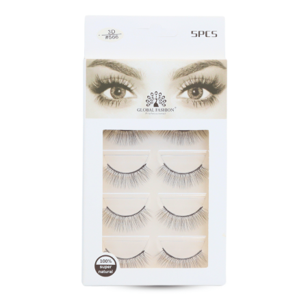 3D false eyelashes close up soft fluffy strip lashes رموش صناعية لقطة مقربة