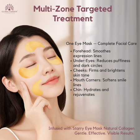 Korean Bamboo Charcoal Under Eye Patches 30 Pairs Eye Patch Close Up - Hydrating Collagen Under Eye Treatment | لاصقات العين صورة مقربة