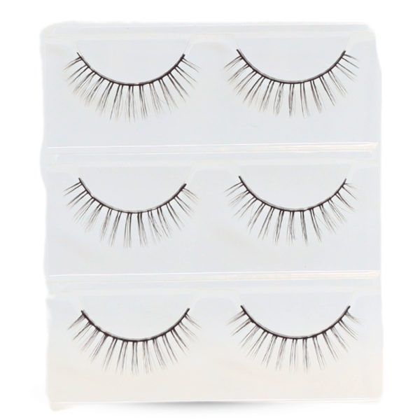 Global Fashion false eyelashes wispy mink cat eye fox eye رموش صناعية طبيعية