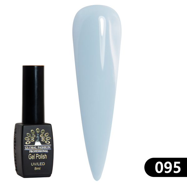 Gel polish BLACK ELITE 095, Global Fashion 8 ml