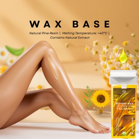 Roll-On Wax Cartridge 100ml – Hair Removal | Natural Wax Cartridge Close View Hair Removal | شمع رول
Roll-On Wax Cartridge 100ml – Hair Removal | Natural Paraffin Wax Detailed View Skin Care | شمع بارافين