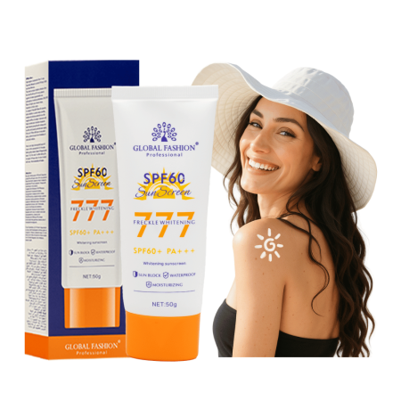 SPF 60 Sunscreen Face & Body 50g UVA/UVB Protection Sunscreen Close Up - SPF Sun Protection Cream with Vitamin E | واقي شمس صورة مقربة