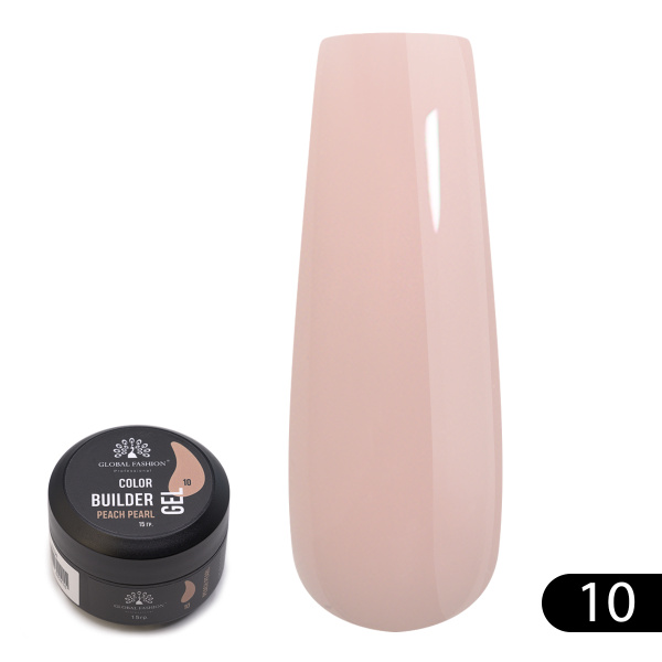 Global Fashion Color Builder Gel 15g | Nail Extension Gel | جل بيلدر ملون
