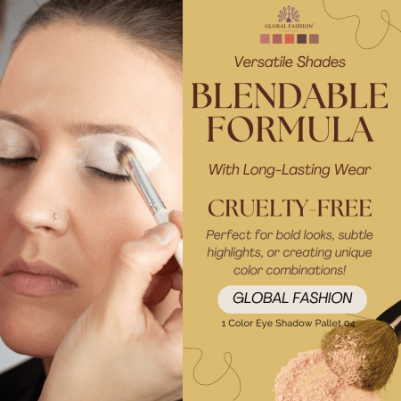 Global Fashion eyeshadow close up high pigment texture ظلال عيون لقطة مقربة