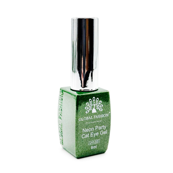 Neon Party Cat Eye Gel Polish,Magnetic Cat Eye Gel Nail Polish,UV LED Neon Cat Eye Gel,Long-Lasting Neon Cat Eye Nail Gel,جل أظافر عين القطة نيون,جل عين القطة مغناطيسي,طلاء جل عين القطة UV LED,جل أظافر عين القطة طويل الأمد
