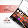 Global Fashion eyeshadow palette close up high pigment texture ظلال عيون لقطة مقربة
