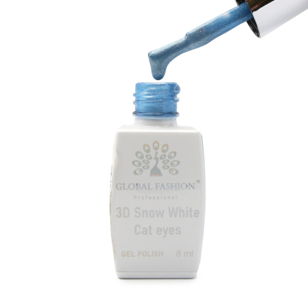 Global Fashion Cat Eye 3D Gel Polish Snow White Collection - 23 Magnetic Shades
