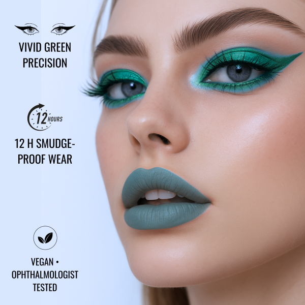 Waterproof gel eyeliner pen 0.3g precision tip smudge proof ايلاينر جل مقاوم للماء