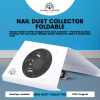 100W Nail Dust Collector Foldable Close View | جهاز شفط غبار احترافي
Professional Nail Vacuum HEPA Detailed View | مكنسة اظافر