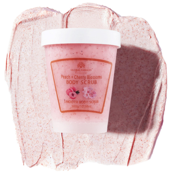 Global Fashion Body Scrub 300g – Collagen Exfoliating | Peach & Cherry Blossom Body Scrub Natural Exfoliating Moisturizing | مقشر الجسم
Global Fashion Body Scrub 300g – Collagen Exfoliating | Peach & Cherry Blossom Skin Exfoliator Brightening Scrub | سكراب الجسم