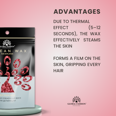 Aloe Korean hard wax for sensitive skin depilation 100g