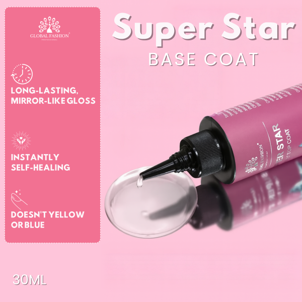 Classic Gel Top Coat, Global Fashion Nail Top, Diamond Gel Polish Top, Rubber Nail Top Coat, Shiny Glossy Top Gel, 3D Nail Gel Top, Matte Velvet Top Gel, جل توب جلوبال فاشن, جل دايموند للأظافر, جل مطاطي, جل مطفي, جل 3D, جل لامع
