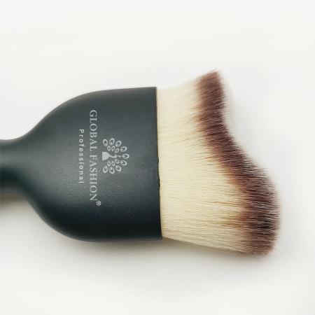 Rose Gold Foundation, Concealer, Powder, Blush and Eyeshadow Brush Close Up - High Density Synthetic Vegan Bristles | فرش مكياج احترافية شعيرات ناعمة