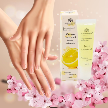 Cuticle Oil Cream – Nail & Cuticle Care | Lemon + Vitamin Cuticle Oil Close View Nail Care | زيت الكيوتكل
Cuticle Oil Cream – Nail & Cuticle Care | Lemon + Vitamin Nail Oil Detailed View Moisturizing Treatment | زيت الاظافر