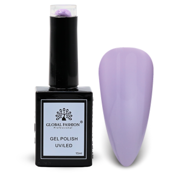 Lavender Lullaby Nail Polish 15ml UV LED | 75-People's Choice 1p Lavender Grey Gel Nail Polish Bottle 15ml - UV LED Soak Off Nail Color UAE GCC | طلاء أظافر جل