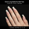 Full Cover Gel Tips 120pcs – Clear Nail Extensions | Ballerina Nail Tips Close View Extension Kit | اطراف اظافر
Full Cover Gel Tips 120pcs – Clear Nail Extensions | Ballerina Dual Nail Forms Detailed View | اظافر صناعية