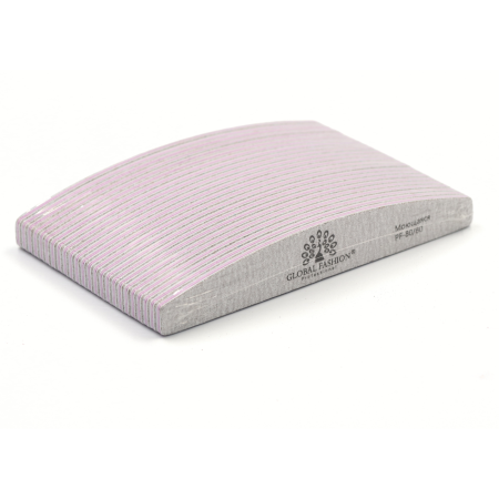 Global Fashion Nail File 100/150 – Professional Emery Board for Acrylic & Gel
