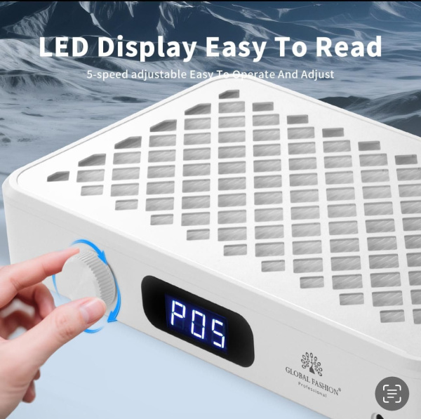 48W Nail Dust Collector Vacuum HEPA Filter | شفاط غبار الاظافر
Professional Nail Dust Extractor Machine | جهاز شفط اظافر