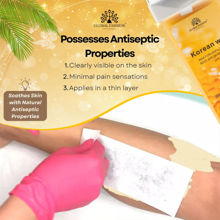 Roll-On Wax Cartridge 400ml – Hair Removal | Honey Wax Cartridge Close View Hair Removal | شمع رول
Roll-On Wax Cartridge 400ml – Hair Removal | Honey Paraffin Wax Detailed View Skin Care | شمع بارافين