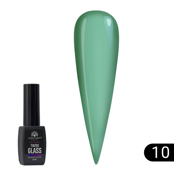 Stained glass gel polish Global Fashion 8 ml, Tinted Glass 10