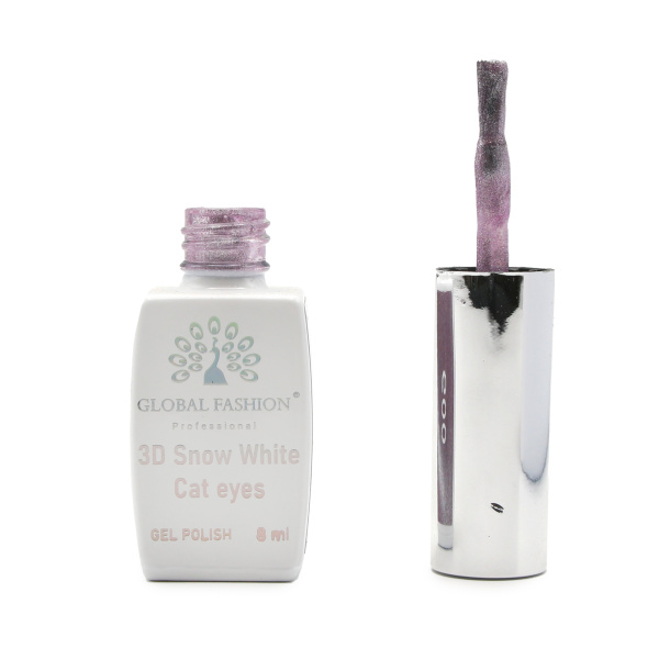 Global Fashion Cat Eye 3D Gel Polish Snow White Collection - 23 Magnetic Shades
