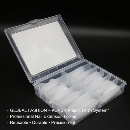 Dual Nail Forms 120pcs – Clear Poly Gel Forms | Stiletto Nail Tips Close View Extension Kit | اطراف اظافر
Dual Nail Forms 120pcs – Clear Poly Gel Forms | Stiletto Dual Nail Forms Detailed View | اظافر صناعية