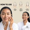 Vitamin E skincare set close up youthful glow finish مجموعة عناية بالبشرة لقطة مقربة
