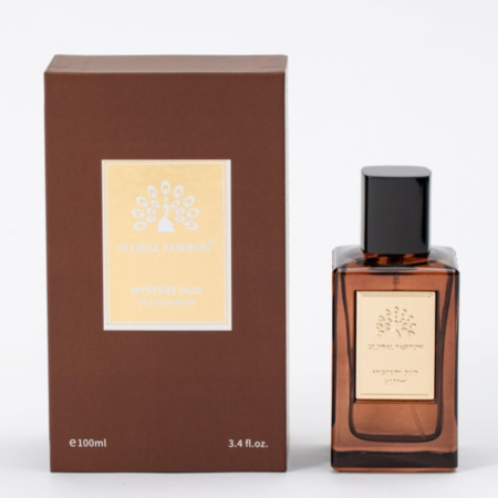 Mystery Oud Eau de Parfum Men 50ml Men's Perfume Close Up - Luxury Aquatic Eau de Parfum Spray | عطر رجالي صورة مقربة
