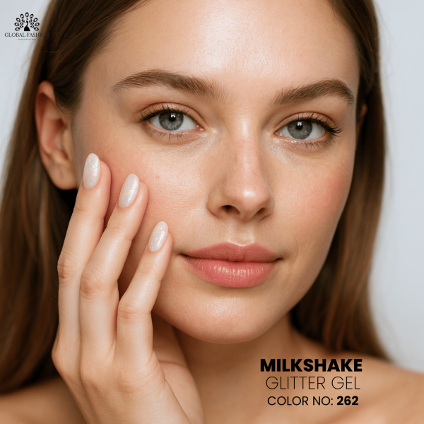 Milkshake Glitter Gel Polish,UV LED Milkshake Nail Gel,Long-Lasting Glitter Milkshake Nail Gel,Soak-Off Sparkle Milkshake Gel Polish,جل أظافر جلتر ميلك شيك,طلاء جل أظافر ميلك شيك لامع,جل ميلك شيك UV LED,جل أظافر ميلك شيك طويل الأمد
