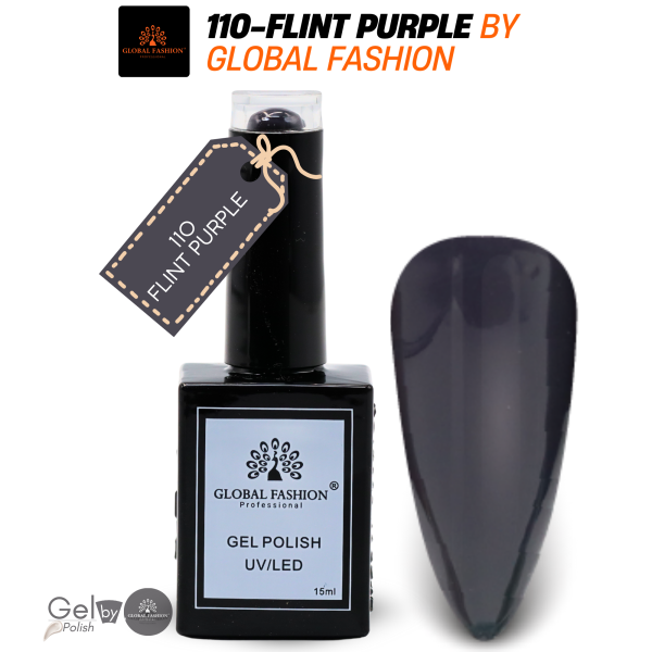 Tropical Teals Nail Polish 15ml UV LED | 110-Flint Purple 1p Teal Gel Nail Polish Bottle 15ml - UV LED Soak Off Nail Color UAE GCC | طلاء أظافر جل