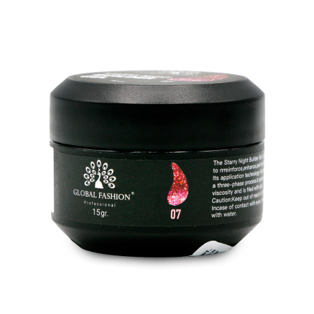 Global Fashion Starry Night Builder Gel – 15g | Professional Nail Extension Gel
جل بيلدر ستاري نايت من جلوبال فاشن – 15 جرام | جل تمديد أظافر احترافي

