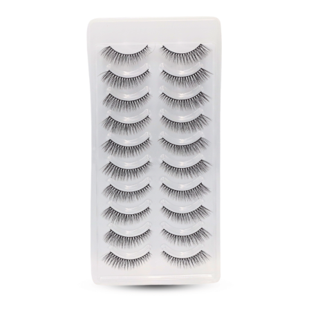 6D false eyelashes close up thick fluffy layered lashes رموش صناعية لقطة مقربة