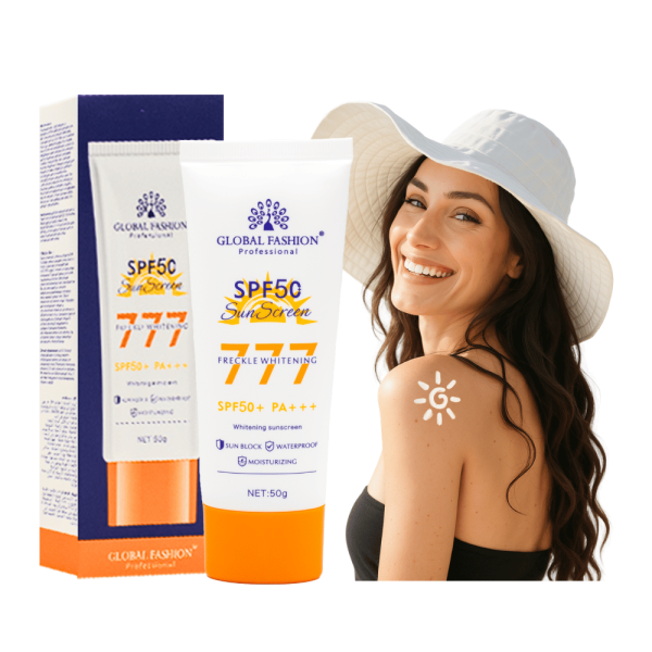 SPF 50 Sunscreen Face & Body 50g UVA/UVB Protection Sunscreen Cream Tube 50g - Lightweight Broad Spectrum UVA UVB Protection | واقي شمس للبشرة