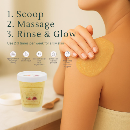 Global Fashion Body Scrub 300g – Collagen Exfoliating | Turmeric & Saffron Body Scrub Close View Skin Exfoliator | مقشر الجسم
Global Fashion Body Scrub 300g – Collagen Exfoliating | Turmeric & Saffron Natural Skin Scrub Detailed View | سكراب الجسم