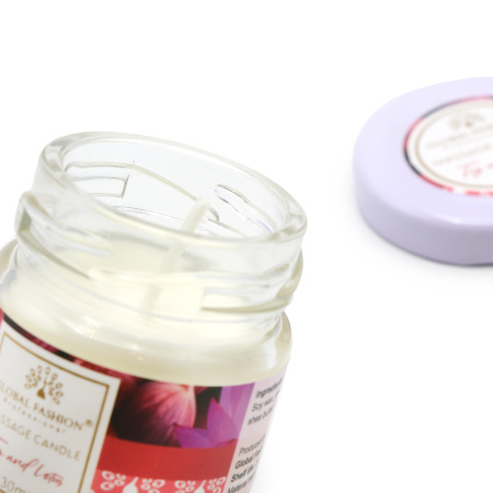 Global Fashion Massage Candle – 30 ml Aromatherapy Spa Candle in 21 Scents